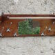 Wall coat rack