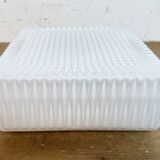 Vintage Wall Or Ceiling Light with Milk Glass, 1970s