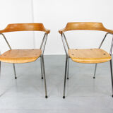 Paire de chaises vintage 4455 de Niko Kralj pour Stol