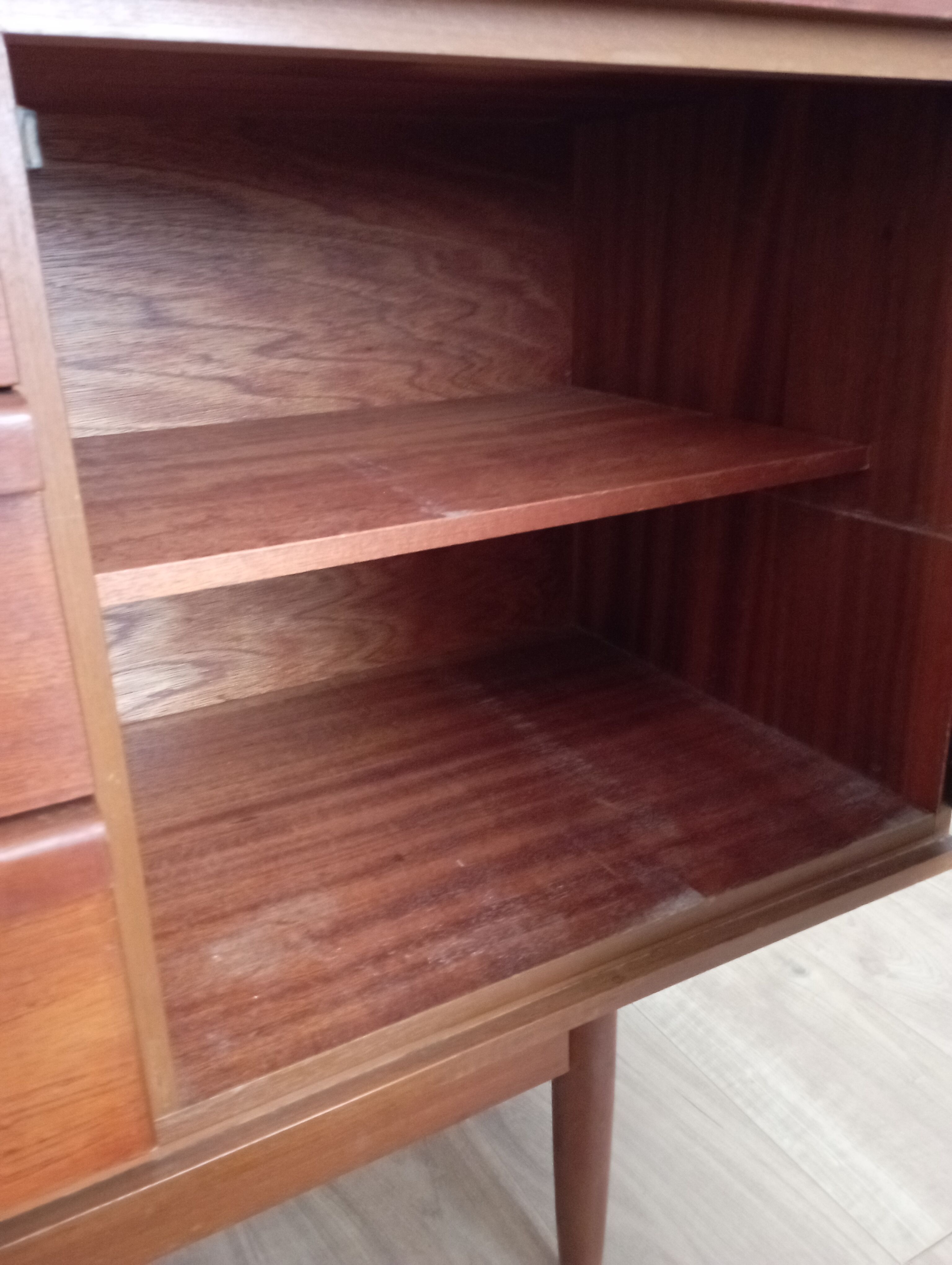 Vintage teak row Austinsuite, 1960