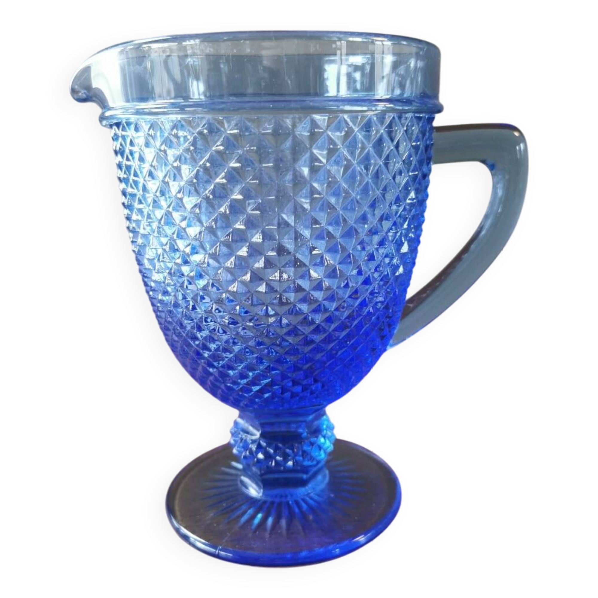 Vista Alegre Vintage Blue Pitcher