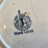 Set of 4 old plates Pierre de Fer, Marie Louise / Moulin des Loups Hamage