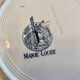 Set of 4 old plates Pierre de Fer, Marie Louise / Moulin des Loups Hamage