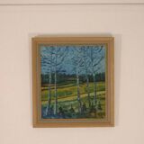 Paysage aux bouleaux par Thorp