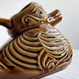 Vintage Sarreguemines duck pitcher