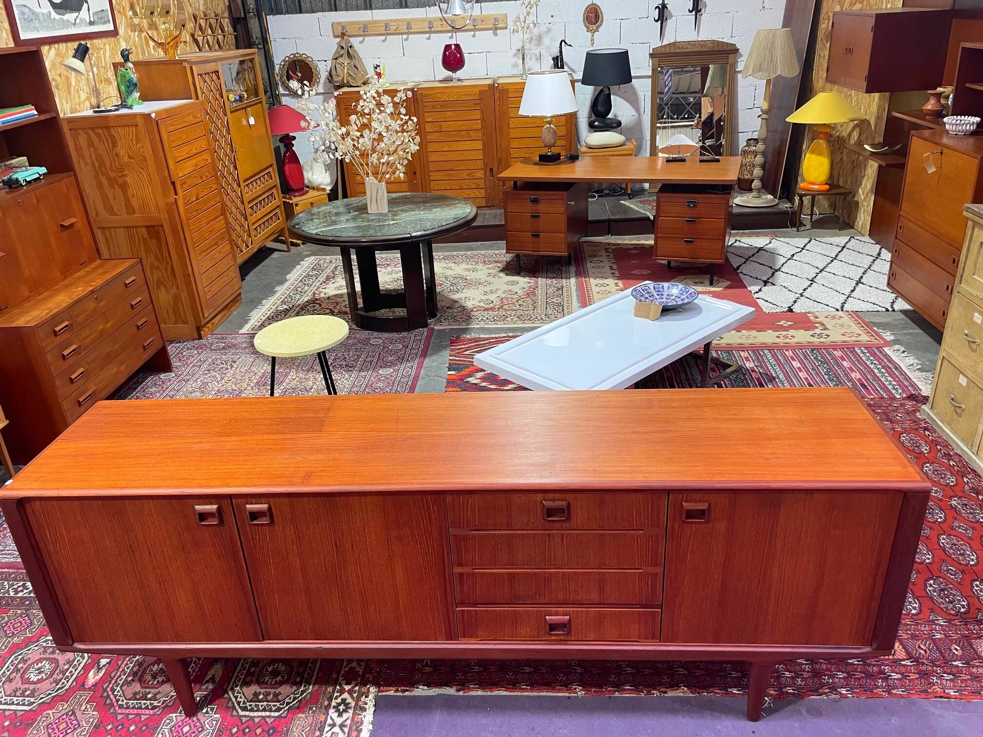 Vintage 1960s Scandinavian teak sideboard