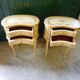 Pair of bedsides modele kidney
