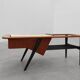Coffee Table model 210, teak wood and ceramic,by Alfred Hendrickx, Belform