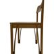 Vintage wooden chair 1980s minimalist design unique