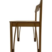 Vintage wooden chair 1980s minimalist design unique