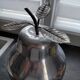 Pear-shaped aluminium champagne bucket