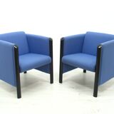 Minimalist Cubis Armchairs from Wilkhahn, 1990s