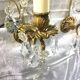 Pair of 2-light bronze sconces St Louis XV