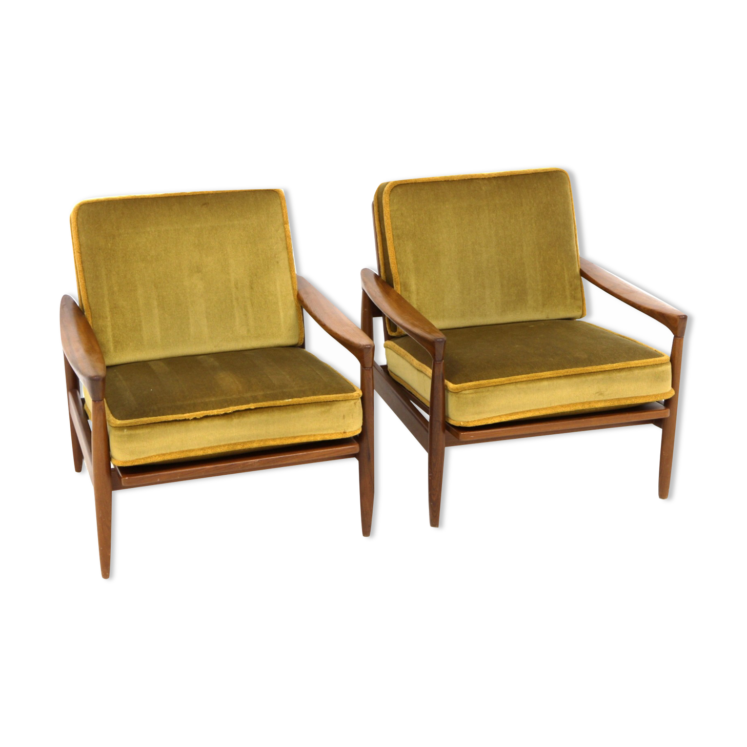 Pair of armchairs "Kolding", Erik Wørtz, Möbel-Ikea, Sweden, 1960