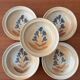 Set of 5 deep plates in stoneware – Atelier du Marais – Art ceramics