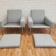 H.J.Wegner "Airport", pair of armchairs, model AP 34/1, completely renovated - reupholstered