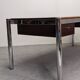 Modernist rosewood pedestal desk, Italy circa 1970