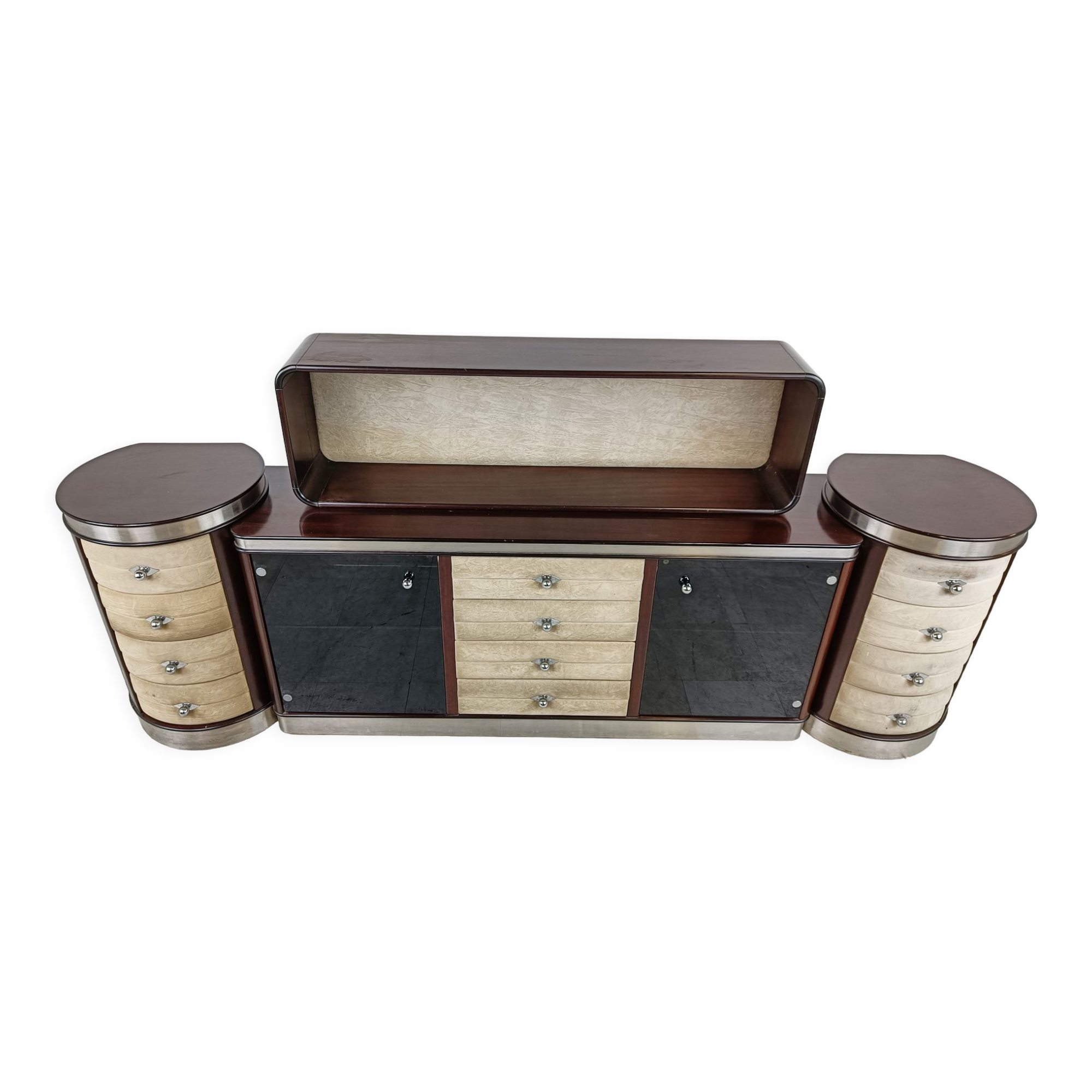 Buffet italien de style art déco, années 1970