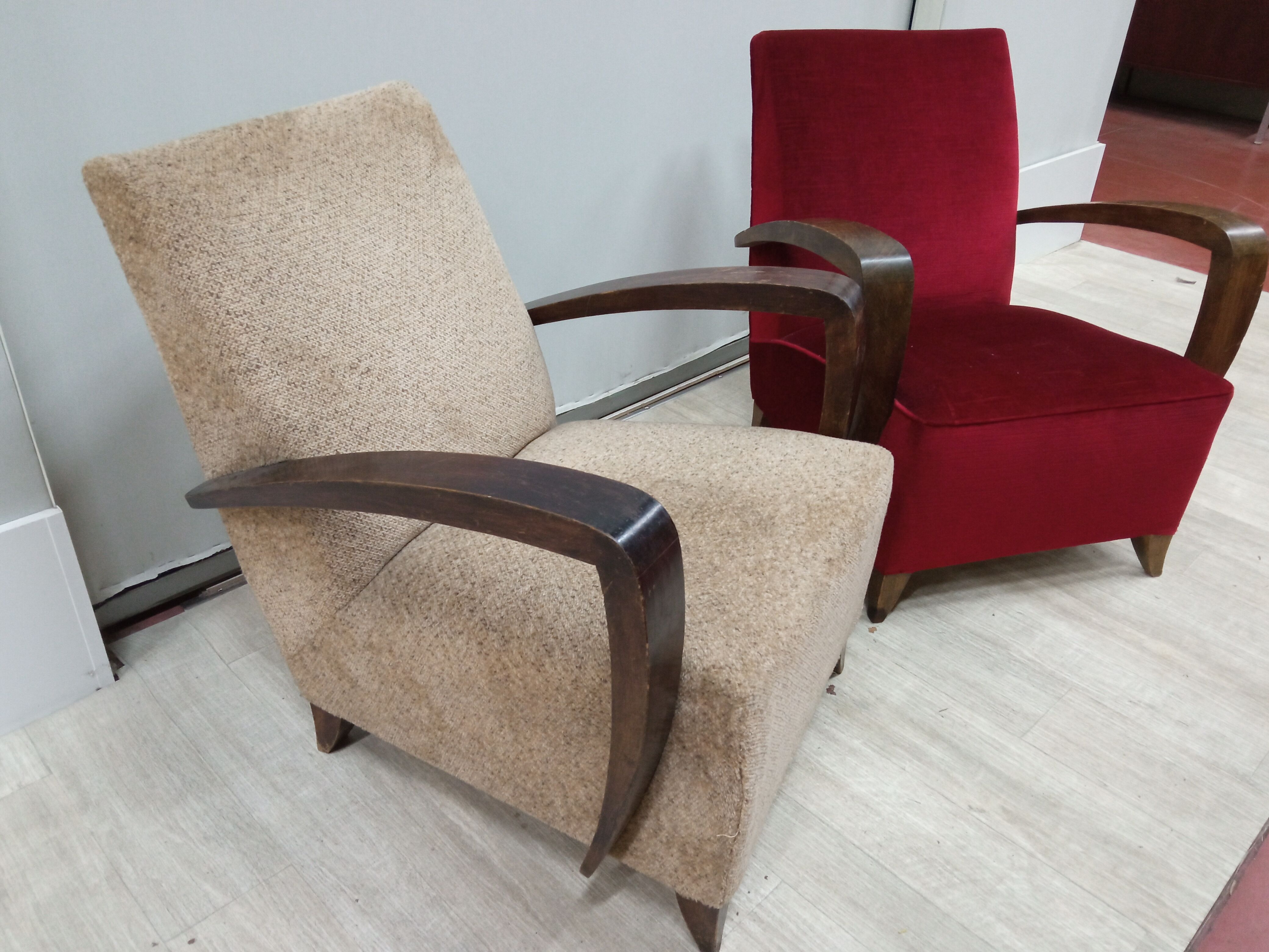 Pair of lounge chairs 1930