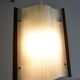 Suspension scandinave teck et verre 1960