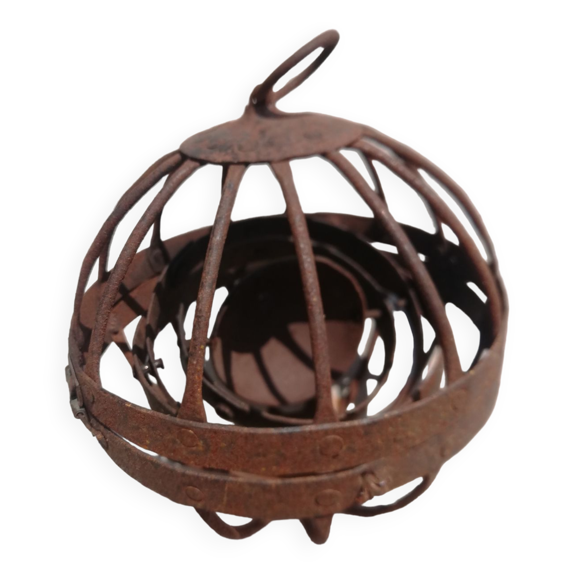 Old gyroscopic marine oil lamp