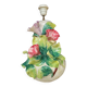 Lampe Chaumette en Barbotine motifs fleurs