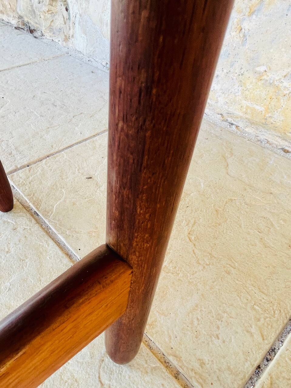 Teak coffee table in Scandinavian style, circa 1960s.