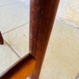 Teak coffee table in Scandinavian style, circa 1960s.