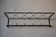 Vintage retro wall coat rack – Black metal & brass Mid-Century design