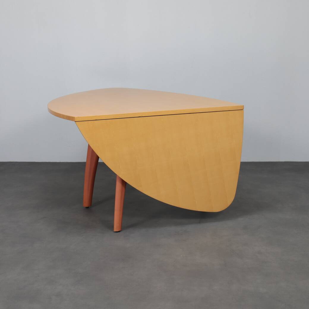 Table à manger extensible postmoderne 'Foliant' par Dick Spierenburg pour Castelijn, 1990