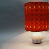 Lamp to lay 1970 marble fabrics