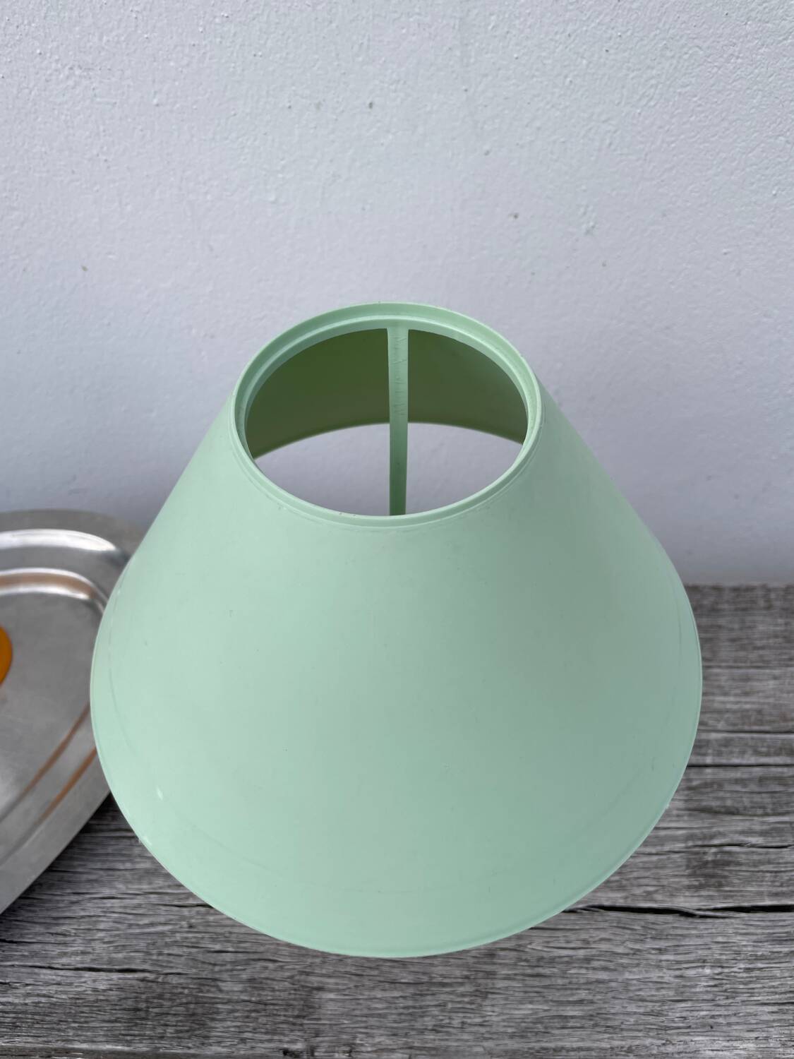 Two-tone ceramic bedside lamp 1980