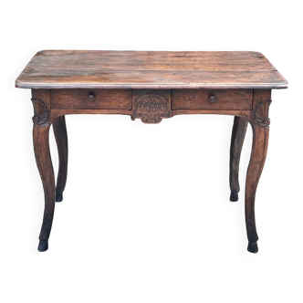 Walnut table from regency period 18th century