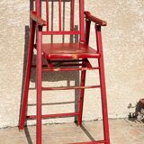Folding high chair for children aged 2-4 years