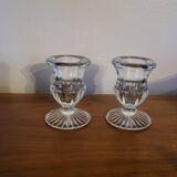 Pair of Crystal Candlesticks