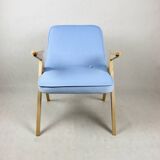 Light blue bunny armchair by józef chierowski