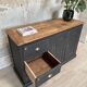 Craft furniture in patinated fir, circa 1950.