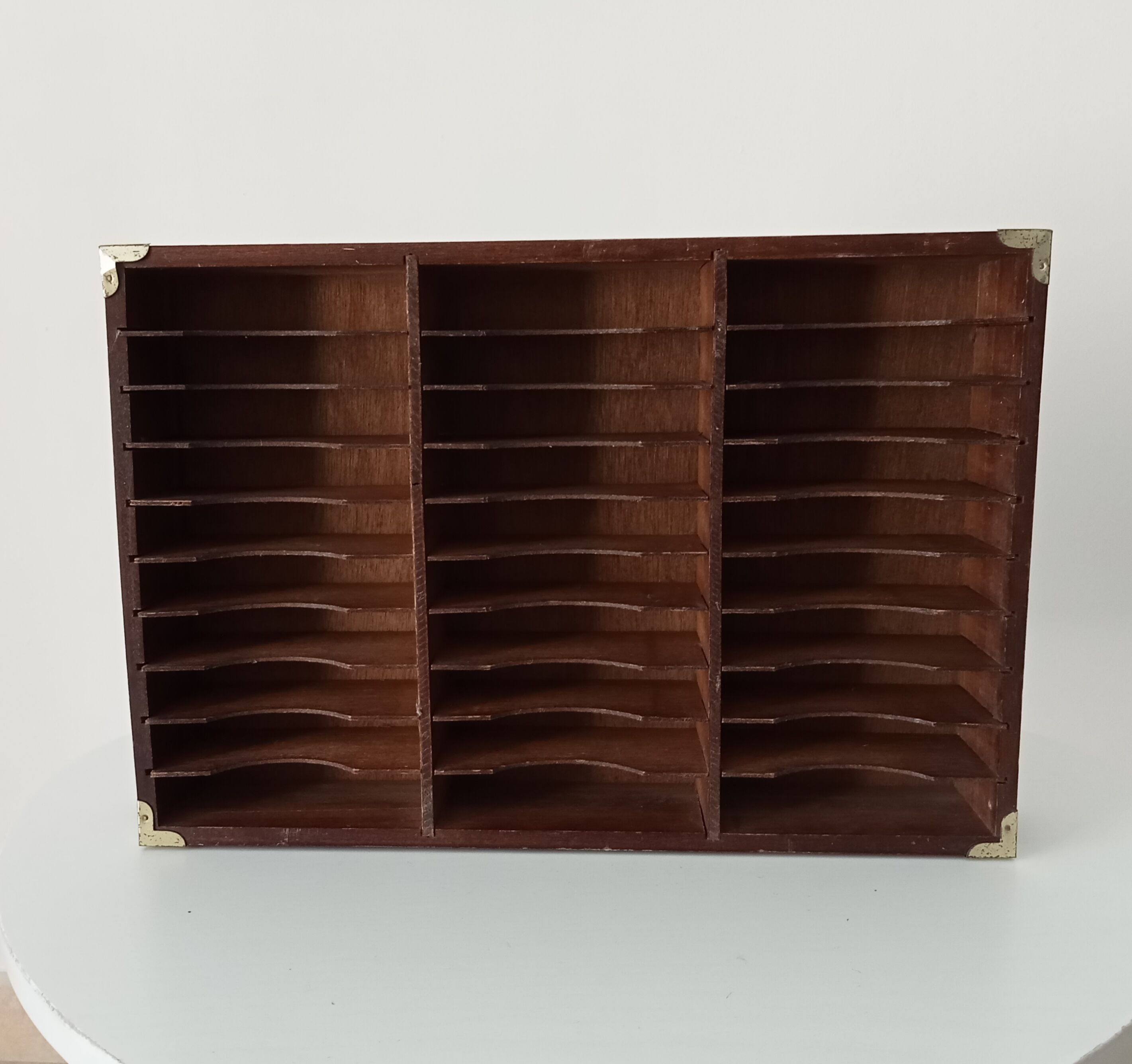 Vintage wall shelf cassette holder 70s/80s