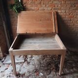 Old pine slope desk