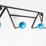 Door 4 peg coat restored blue balls