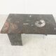 Vintage fossil stones coffee table, 1970s