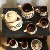 Vintage terracotta coffee service