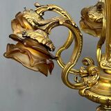 Solid bronze chandelier "Mazarin".