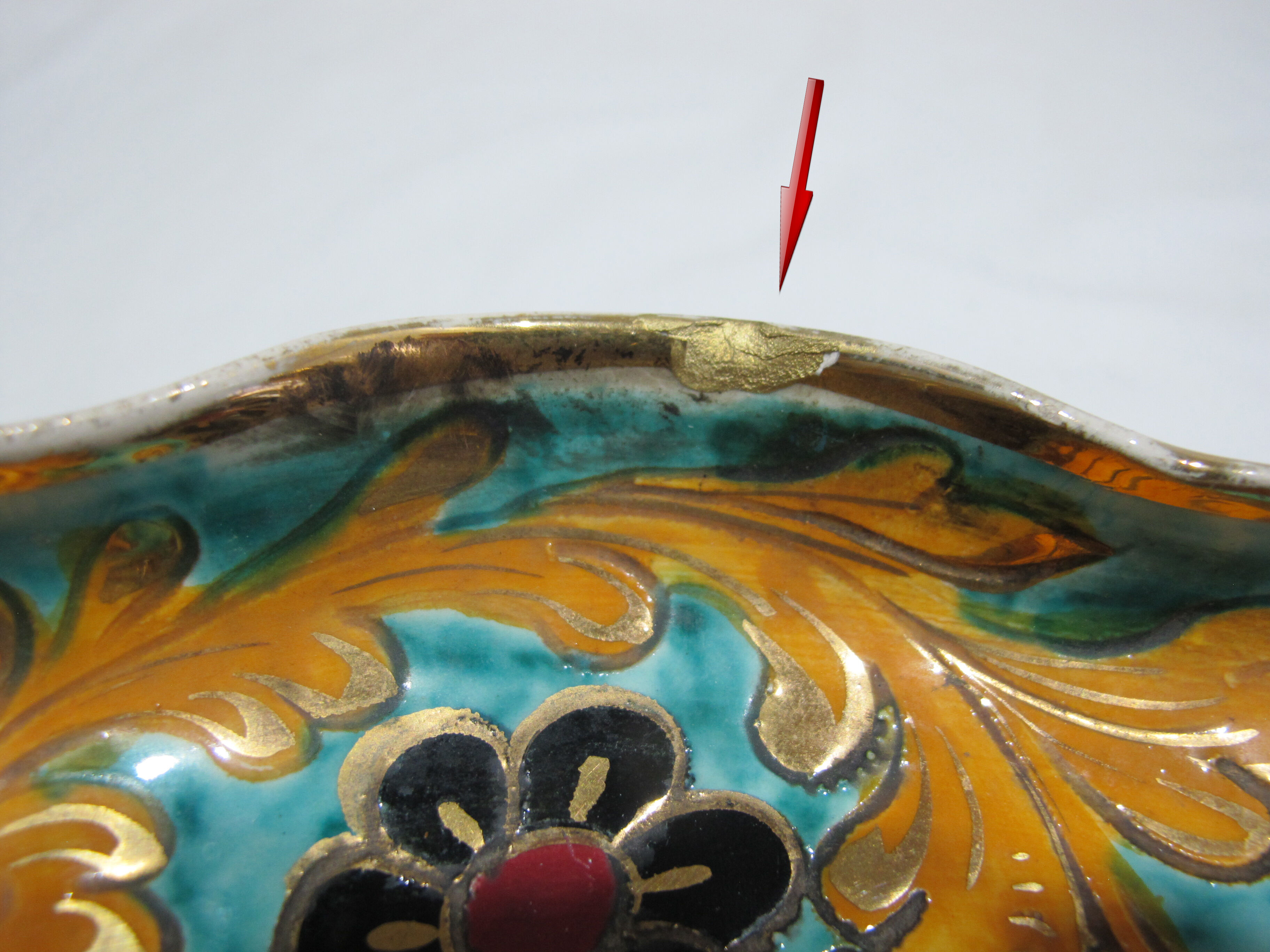 Italian dish depicting Alexander the Great