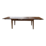 19th century oak farmhouse table 270cm with extensions