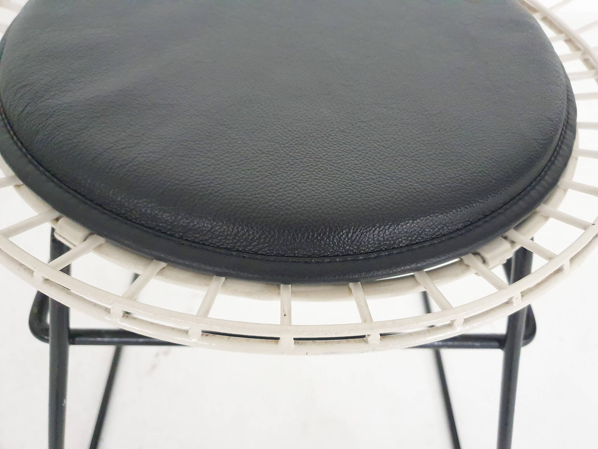D. Dekker for Tomado wire chairs, The Netherlands 1950's