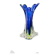 XXL Vase Fratelli Toso - blue Murano glass, Italy, 1970s