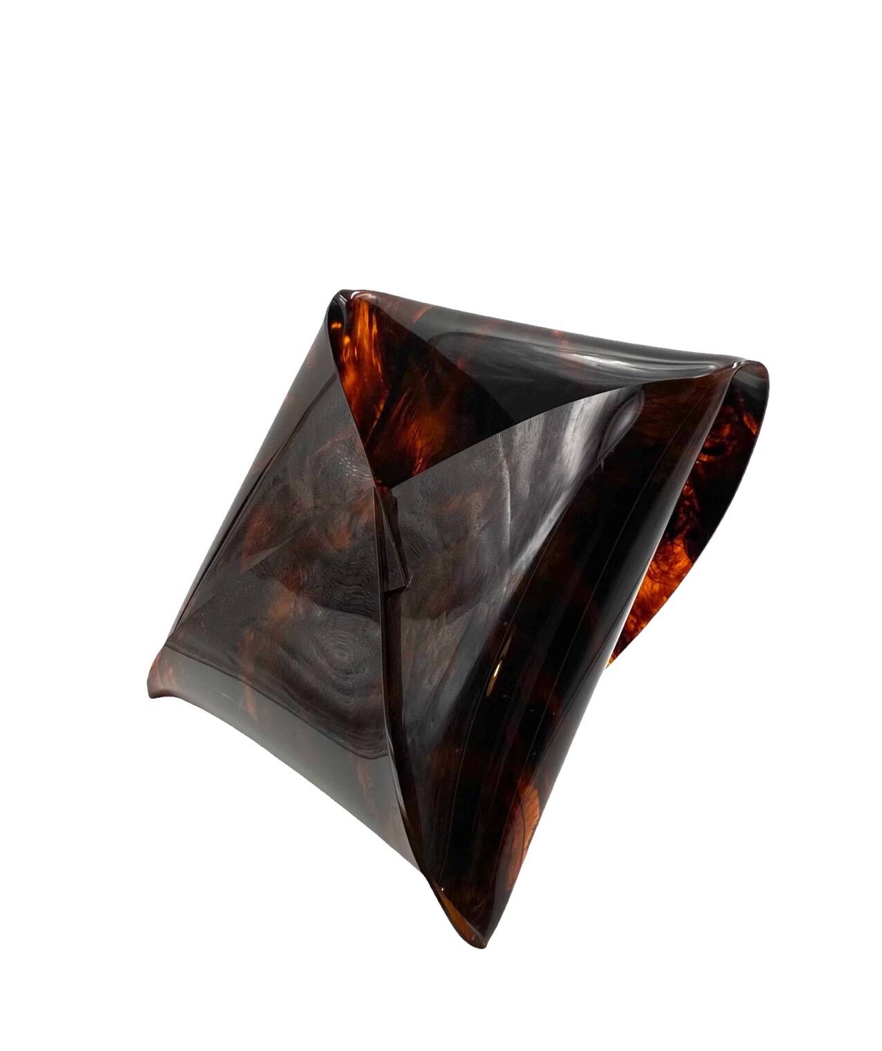 Hollywood regency mail shaped magazine rack, Ta.Ni.No Italy 1970s