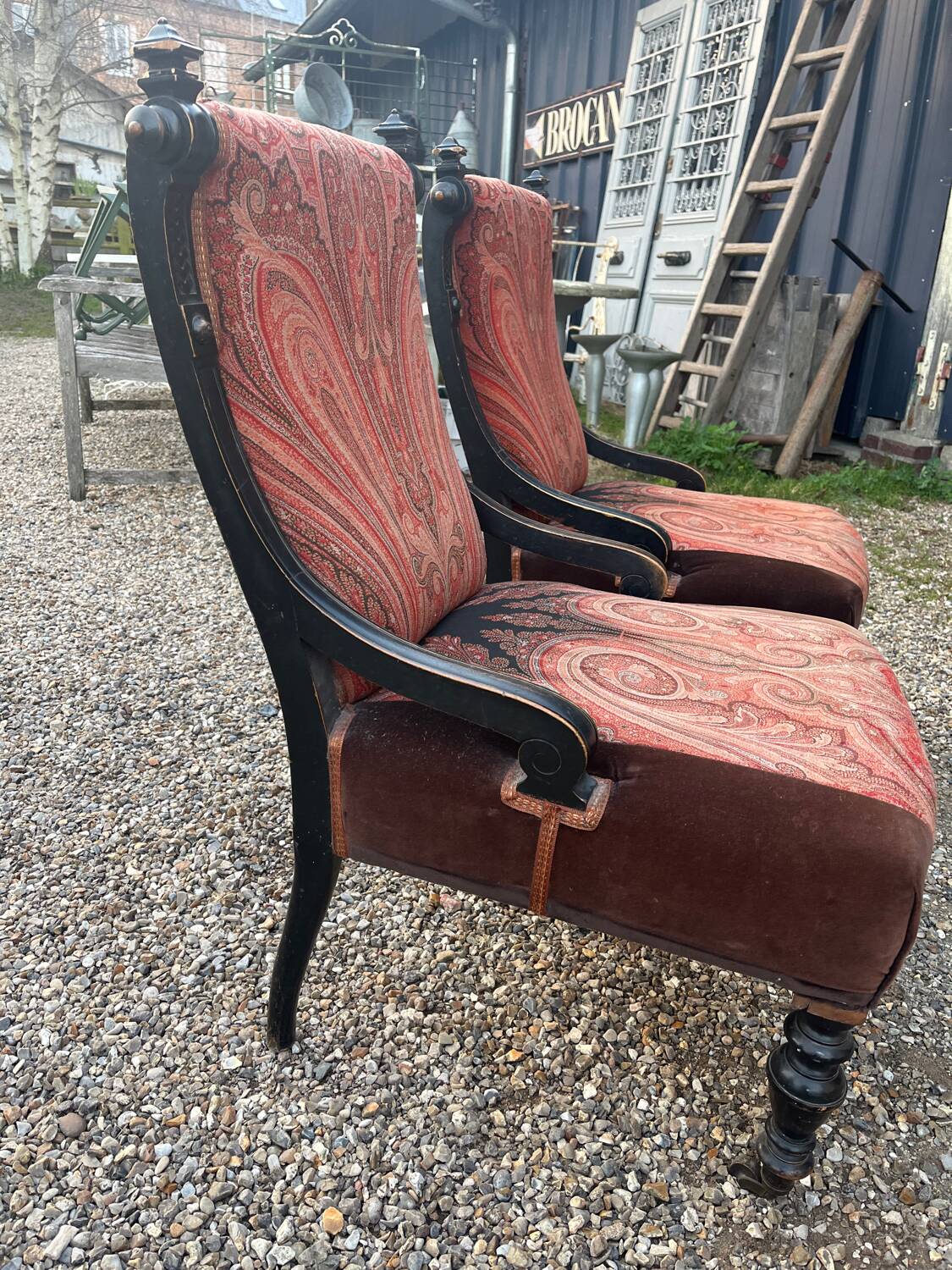 Pair of NIII armchairs