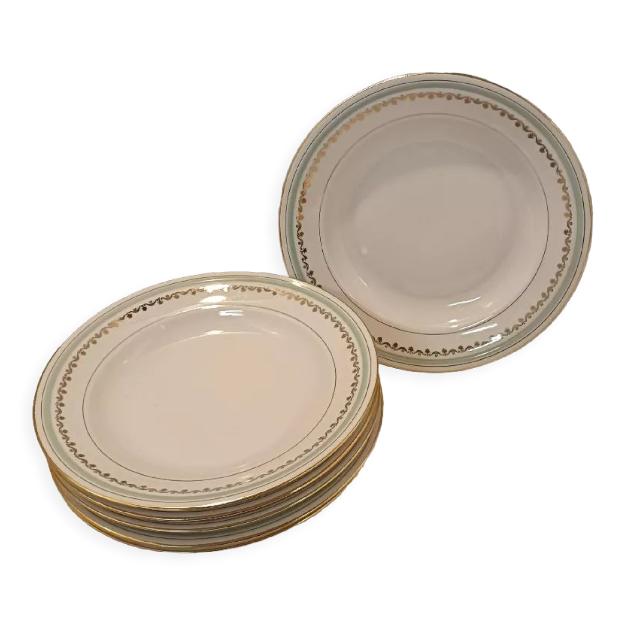 6 hollow plates "sfp france"